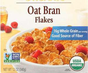 Arrowhead Mills: Organic Oat Bran Flakes, 12 Oz - RubertOrganics