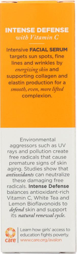Avalon Organics: Intense Defense Vitamin C Renewal Vitality Facial Serum, 1 Oz - RubertOrganics