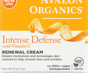 Avalon Organics: Intense Defense Vitamin C Renewal Cream, 2 Oz - RubertOrganics