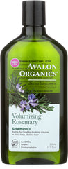 Avalon Organics: Shampoo Volumizing Rosemary, 11 Oz