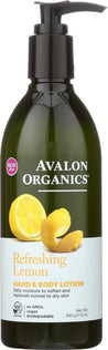 Avalon Organics: Hand And Body Lotion Lemon, 12 Oz - RubertOrganics