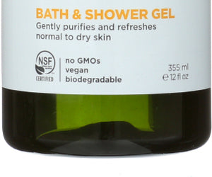 Avalon Organics: Bath & Shower Gel Lemon, 12 Oz