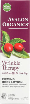 Avalon Organics: Wrinkle Therapy With Coq10 & Rosehip Firming Body Lotion, 8 Oz - RubertOrganics