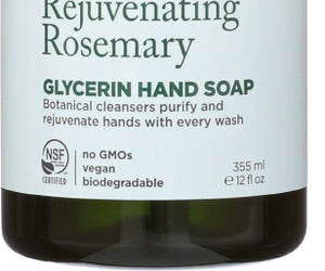 Avalon Organics:  Glycerin Hand Soap Rosemary, 12 Oz