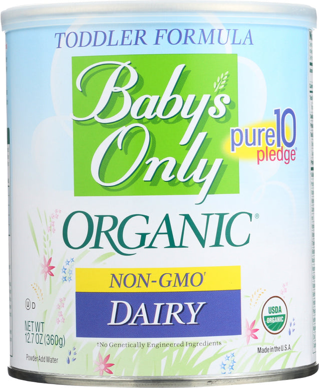 Baby's Only: Organic Toddler Formula Dairy Iron Fortified, 12.7 Oz