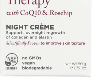 Avalon Organics: Coq10 Repair Wrinkle Defense Night Cream, 1.75 Oz