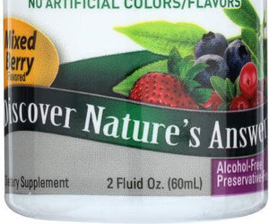 Nature's Answer: Green Tea Energy With Yerba Mate Mixed Berry Flavor, 2 Oz - RubertOrganics