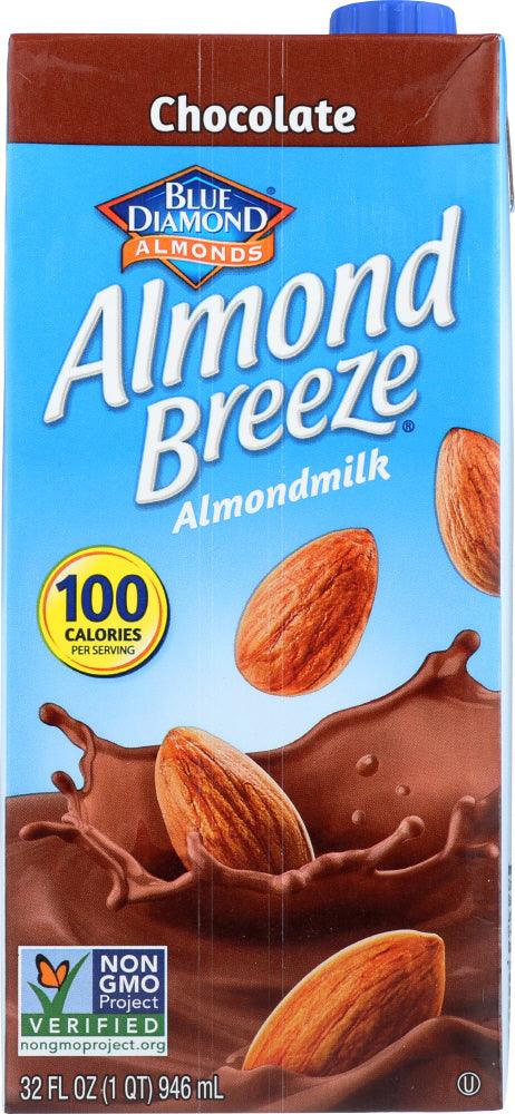 Blue Diamond: Almond Breeze Almond Milk Chocolate, 32 Oz - RubertOrganics