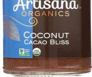 Artisana Organic Raw Coconut Cacao Bliss Nut Butter, 8 Oz - RubertOrganics