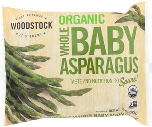 Woodstock: Organic Frozen Whole Baby Asparagus, 10 Oz