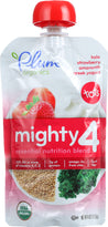 Plum Organics: Mighty 4 Essential Nutrition Blend Kale Strawberry Amaranth Greek Yogurt, 4 Oz