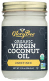 Glory Bee: Organic Virgin Coconut Oil Unrefined, 12 Oz