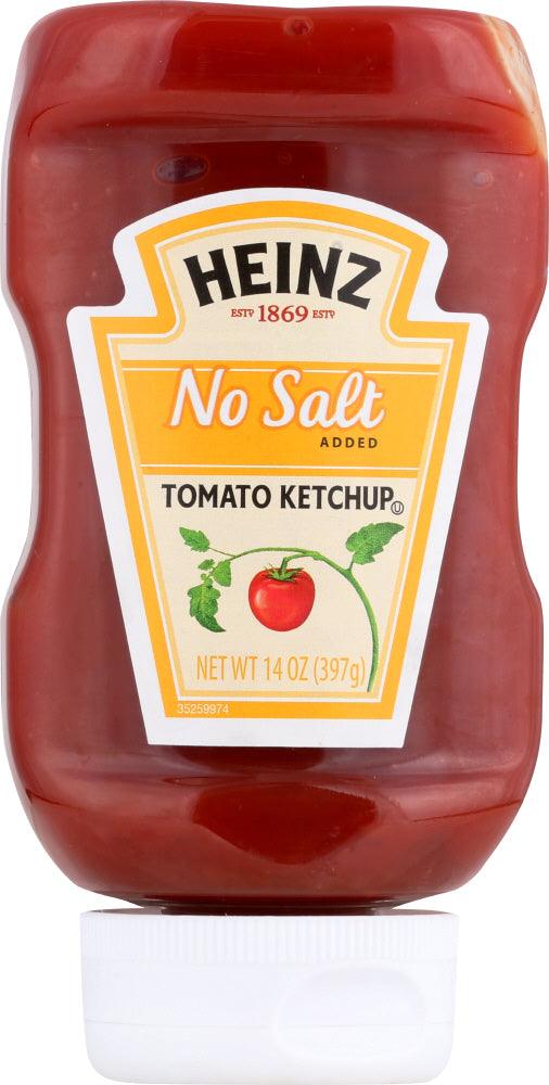 Heinz: Tomato Ketchup No Salt Added, 14 Oz - RubertOrganics