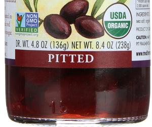 Mediterranean Organics: Organic Pitted Kalamata Olives, 8.1 Oz