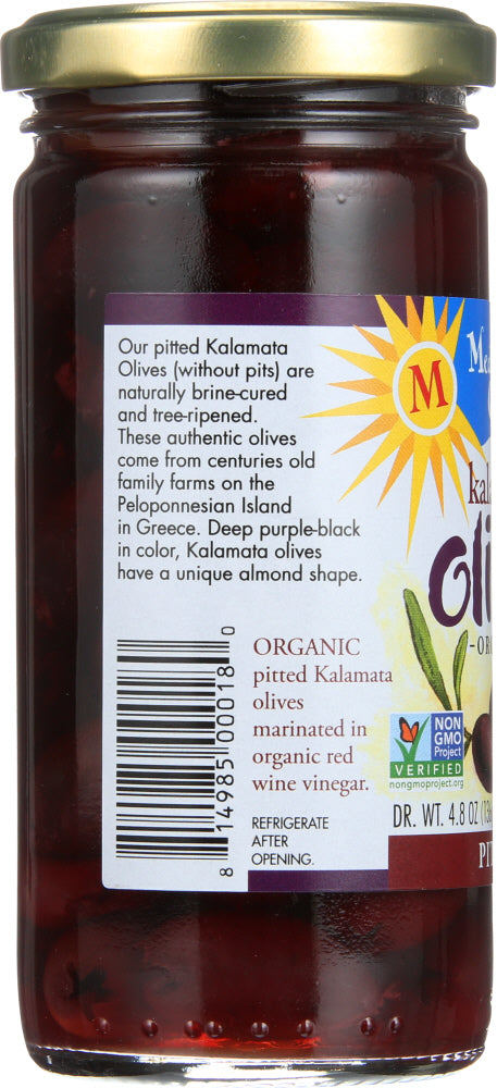 Mediterranean Organics: Organic Pitted Kalamata Olives, 8.1 Oz