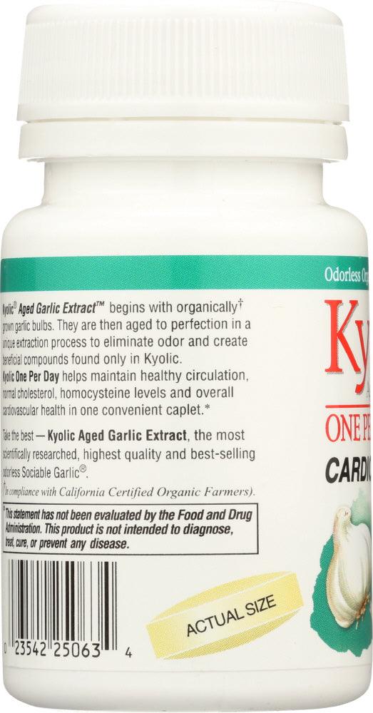 Kyolic: Aged Garlic Extract One Per Day Cardiovascular 1000 Mg, 30 Caplets - RubertOrganics