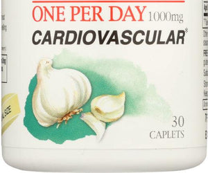 Kyolic: Aged Garlic Extract One Per Day Cardiovascular 1000 Mg, 30 Caplets - RubertOrganics