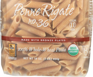 Delallo: Organic Penne Rigate Pasta No.36, 16 Oz