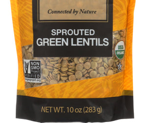 Truroots: Organic Sprouted Green Lentil, 10 Oz