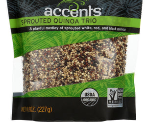 Truroots: Organic Accents Sprouted Quinoa Trio, 8 Oz
