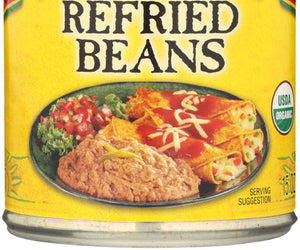 La Preferida: Organic Authentic Refried Beans, 15 Oz
