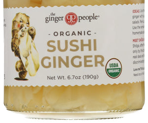 The Ginger People: Organic Pickled Sushi Ginger, 6.7 Oz