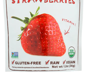 Natierra Nature's All: Freeze Dried Organic Strawberry, 1.2 Oz