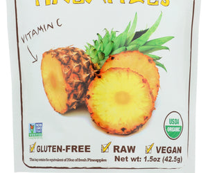Natierra Nature's All: Organic Freeze Dried Pineapples, 1.5 Oz