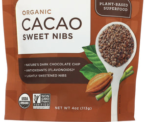 Navitas: Organic Cacao Sweet Nibs, 4 Oz