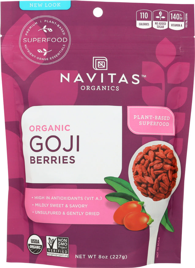 Navitas: Organic Goji Berries, 8 Oz