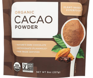Navitas: Organic Cacao Powder, 8 Oz