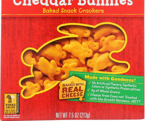Annie's Homegrown: Cheddar Bunnies Extra Cheesy, 7.5 Oz - RubertOrganics