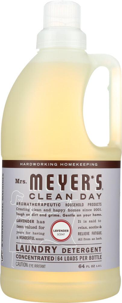 Mrs Meyers Clean Day: Laundry Detergent Lavender Scent, 64 Oz - RubertOrganics