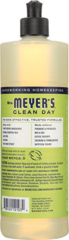 Mrs Meyers Clean Day: Liquid Dish Soap Lemon Verbena Scent, 16 Oz - RubertOrganics