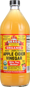 Bragg: Organic Raw & Unfiltered Apple Cider Vinegar, 32 Oz