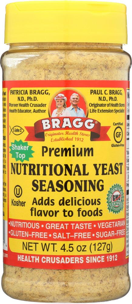 Bragg: Premium Nutritional Yeast Seasoning, 4.5 Oz - RubertOrganics