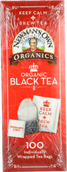 Newman's Own Organics: Organic Black Tea 100 Tea Bags, 7.05 Oz