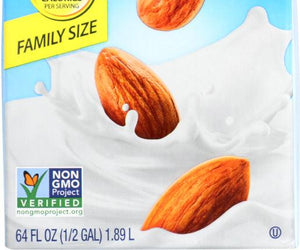 Blue Diamond: Almond Breeze Almond Milk Original Unsweetened, 64 Oz - RubertOrganics