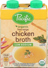 Pacific Foods: Organic Free Range Chicken Broth Low Sodium 4 Count (8 Oz Each), 32 Oz