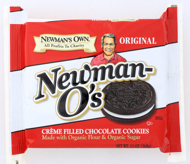 Newman's Own Organic: Newman O's Original Cookies Chocolate With Vanilla Creme, 13 Oz