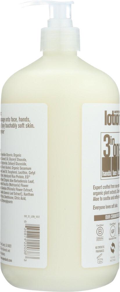 Everyone: 3-in-1 Unscented Lotion, 32 Oz - RubertOrganics