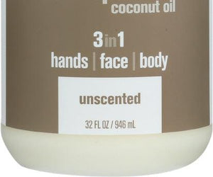 Everyone: 3-in-1 Unscented Lotion, 32 Oz - RubertOrganics