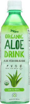 Jayone: Organic Aloe Pulp Juice Original With Vitamin C, 16.9 Oz - RubertOrganics