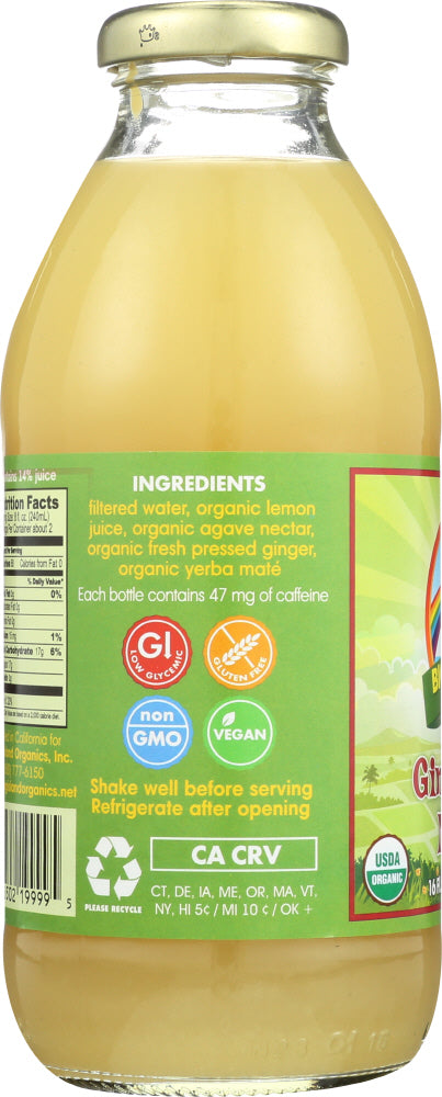 Big Island Organics: Organic Gingerade Mate Juice, 16 Oz