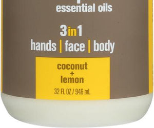 Eo Products: Everyone 3-in-1 Coconut + Lemon Lotion, 32 Oz - RubertOrganics