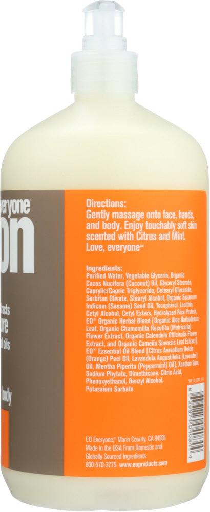 Eo Products: Everyone 3-in-1 Citrus + Mint Lotion, 32 Oz - RubertOrganics