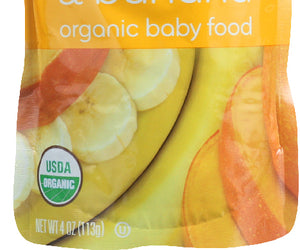 Plum Organics: Organic Baby Food Stage 2 Pumpkin & Banana, 4 Oz
