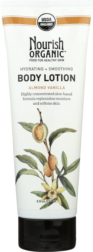 Nourish: Organic Body Lotion Almond Vanilla, 8 Oz - RubertOrganics