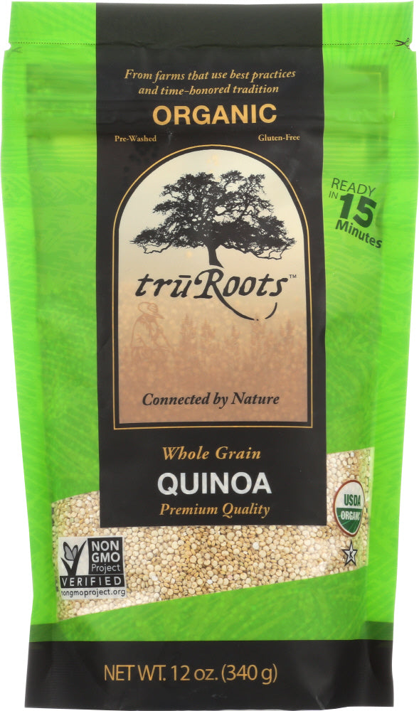 Truroots: Whole Grain Organic Quinoa, 12 Oz