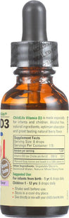 Childlife Essentials: Vitamin D3 Natural Berry Flavor, 1 Oz - RubertOrganics